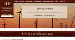 Desktop Screenshot of lemon-lawfirm.com
